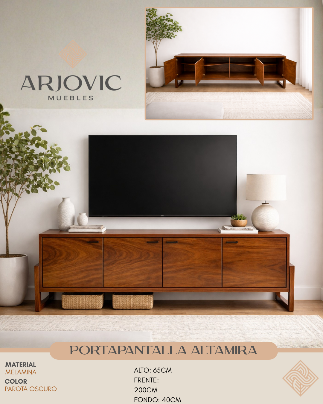 Porta Pantalla Altamira